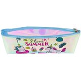 Školska pernica Summer Unicorns 20x8cm - plava | Shoptok.si