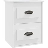 Maison Chic Stenska Nočna omarica - Nočna miza bela 41,5x36x53 cm, (21687521) Cene