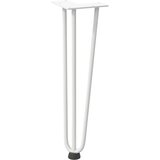  Noge s ukosnicama za stolić za kavu 4 kom. bijele 42 cm, puni čelik | shoptok.hr
