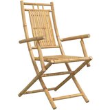  Sklopive vrtne stolice 6 kom 53 x 66 x 99 cm od bambusa | shoptok.hr