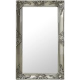 vidaXL Zidno ogledalo u baroknom stilu 50 x 80 cm srebrno Cijene