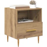 vidaXL Nočna omarica Rjava 40 x 35 x 47.5 cm Konstruiran les | Shoptok.si