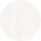  Stolić za kavu bijeli Ø 40x60 cm od masivne borovine | shoptok.hr