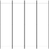 Sobna pregrada s 4 panela bijela 200 x 200 cm od tkanine | shoptok.hr