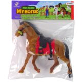 Brown Velvet Horse Red Saddle figurine | shoptok.hr