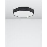 Nova Luce Mat črna aluminijasta LED stropna svetilka Eben – | Shoptok.si