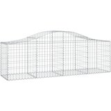  Gabionska košara s lukom 200x50x60/80 cm pocinčano željezo | shoptok.hr