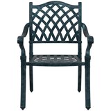  Vrtna stolica 2 pcs Zelena 56 x 55 x 92.5cm Aluminij | shoptok.hr