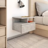vidaXL Stenske nočne omarice 2 kosa betonsko sive 40x31x27 cm Cene