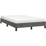  Okvir kreveta bez madraca tamnosiva 120x190 cm baršunasti | shoptok.hr