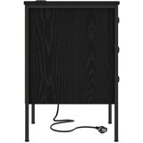  Noćni ormar 2 pcs Crni hrast 42 x 41 x 61 cm Konstruirano drvo | shoptok.hr