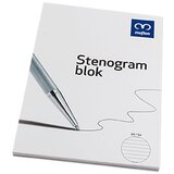 Blok stenogram, A4, lepljen, 50 listov, črtan | Shoptok.si