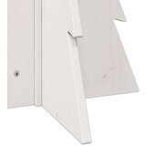 vidaXL Drveno ukrasno božićno drvce bijelo 69,5 cm od masivne borovine | shoptok.hr