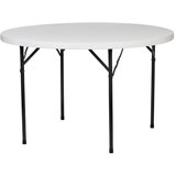  Sklopivi plasticni sto okrugli beli 120cm cene