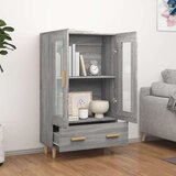  Visoka komoda boja hrasta sonome 70x31x115 cm konstruirano drvo | shoptok.hr