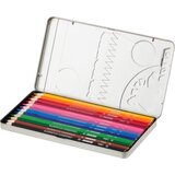  Drvene bojice Jolly kinderfest classic 12 kom u 3D metalnoj kutiji | Shoptok.si