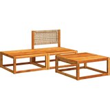  Vrtni set od 3 dijela s jastucima, akacija i ratan | shoptok.hr