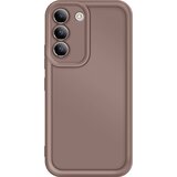 AVIZAR Ohišje za Samsung Galaxy S22 Silikon Mehak dotik Dvignjene meje, Rjava, (5000010087) | Shoptok.si
