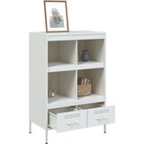  Visoka komoda bijela 68x39x101,5 cm od čelika | shoptok.hr