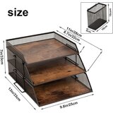 ZNMYDMT Starinski Namizni Predalnik za Dokumente 33 x 25 x 33 cm | Shoptok.si