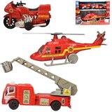 Magic Toys S.O.S. Station: 3-delni set gasilskih vozil s helikopterjem | Shoptok.si