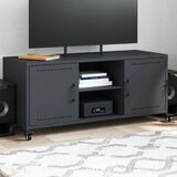 vidaXL TV omarica antracitna 100,5x39x43,5 cm hladno valjano jeklo Cene