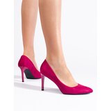 SERGIO LEONE Classic women's fuchsia pumps Cene