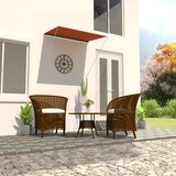 vidaXL Zložljiva tenda 200x150 cm oranžna in rjava Cene