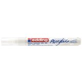 Edding akrilni marker E-5100 medium 2-3mm obli vrh bela ( 12MA51A )