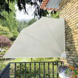 vidaXL Zložljivo stransko platno za balkon krem 160x240 cm | Shoptok.si
