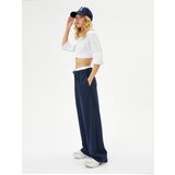 Koton Double Waist Detailed Palazzo Trousers With Pockets Viscose Fabric Blended | shoptok.hr