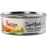 Purizon 22 + 2 gratis! mokra hrana za mačke - Divjačina s slanikom, bučo in granatnim jabolkom 24 x 70g