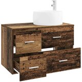  Set namještaja za kupaonicu 2 kom. Staro drvo Konstruirano drvo | shoptok.hr