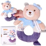  Plišana zvečka medvjedić za bebe 0+, 15 cm | shoptok.hr