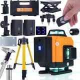 Rosfix Set ROT16L Laserska Tehtnica 16 Črt, Statív 43-120cm, Elektronski Merilnik V Kovčku | Zelena Luč 532nm, IP54, 5h, 360°, (5000222789) | Shoptok.si