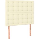  Okvir za krevet s uzglavljem krem 90x190 cm od umjetne kože | shoptok.hr