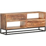The Living Store TV omarica 120x30x50 cm robusten akacijev les - TV Omarica, (21375530) | Shoptok.si