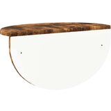  Polica na zidu Zidne 2 pcs Dimljeni hrast 38 x 19 x 19 cm | shoptok.hr