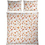 Esposa OBOJESTRANSKA POSTELJNINA 200/200 cm saten oranžna | Shoptok.si
