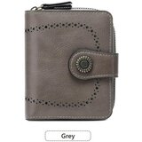 INF Ženska votla kratka denarnica z zapiranjem na zadrgo Grey, (21644168) | Shoptok.si