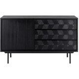 Bessagi Home komoda roma, črna, strukturirana | Shoptok.si