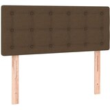  S oprugama i madracem tamnosmeđi 80x200 cm od tkanine | shoptok.hr