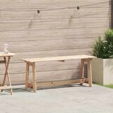  Vanjska klupa Prirodna 119 x 37 x 47 cm Masivno drvo bora | shoptok.hr