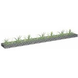  Gabionska povišena gredica od pocinčanog čelika 270x30x10 cm | shoptok.hr