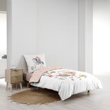 Douceur d intérieur Bijela/ružičasta pamučna dječja posteljina za krevet za jednu osobu 140x200 cm Lilibelle – | shoptok.hr