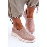 EVENTO PE1 Women's Textile Slip-on Sneakers Pink Adiora | Shoptok.si
