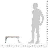 vidaXL Zložljiva miza za kampiranje rjava iz aluminija 60x40 cm | Shoptok.si