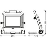 Ledvance LED reflektor WORKLIGHT R-STAND LED/50W/230V IP65 | Eponuda.com