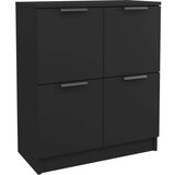  Komoda crna 60 x 30 x 70 cm od konstruiranog drva | shoptok.hr