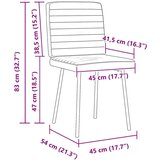  Jedilni stoli 4 kosi svetlo zelen žamet, (21828400) | Shoptok.si